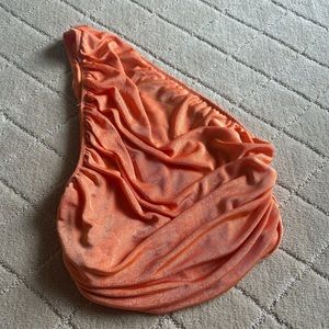 One shoulder orange Princess Polly top